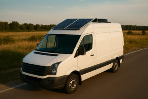 furgoneta con placas solares